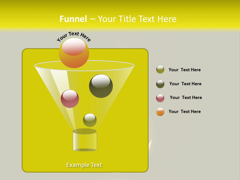 Glass Ball With Butterflies PowerPoint Template