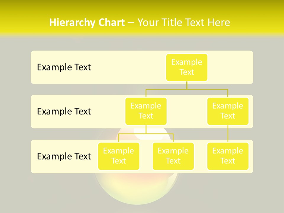 Glass Ball With Butterflies PowerPoint Template