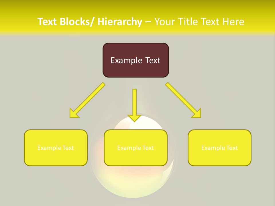 Glass Ball With Butterflies PowerPoint Template