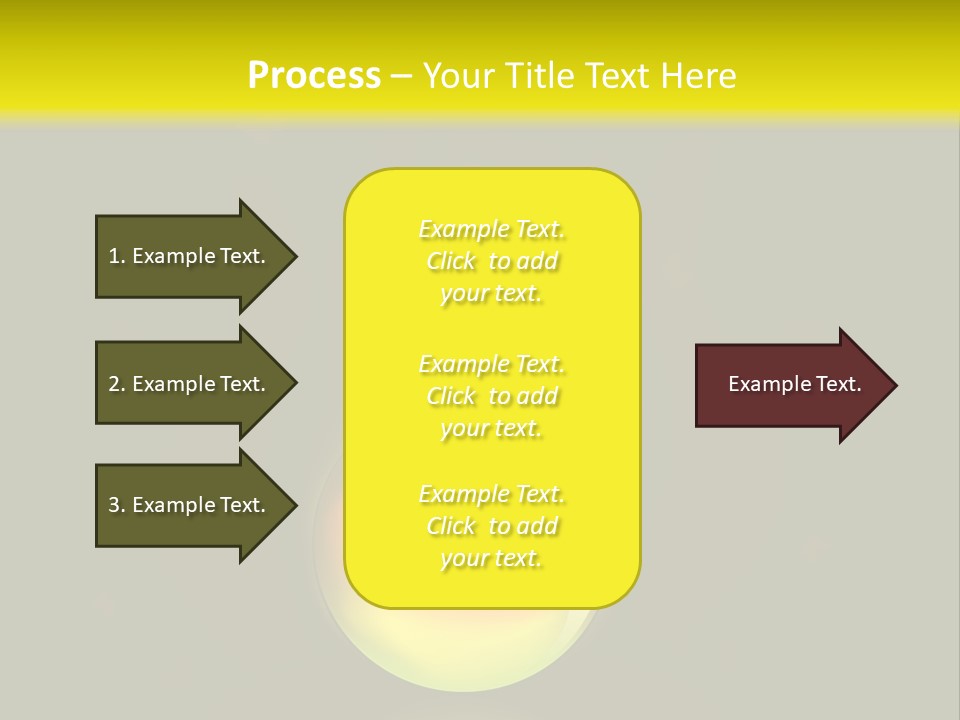 Glass Ball With Butterflies PowerPoint Template