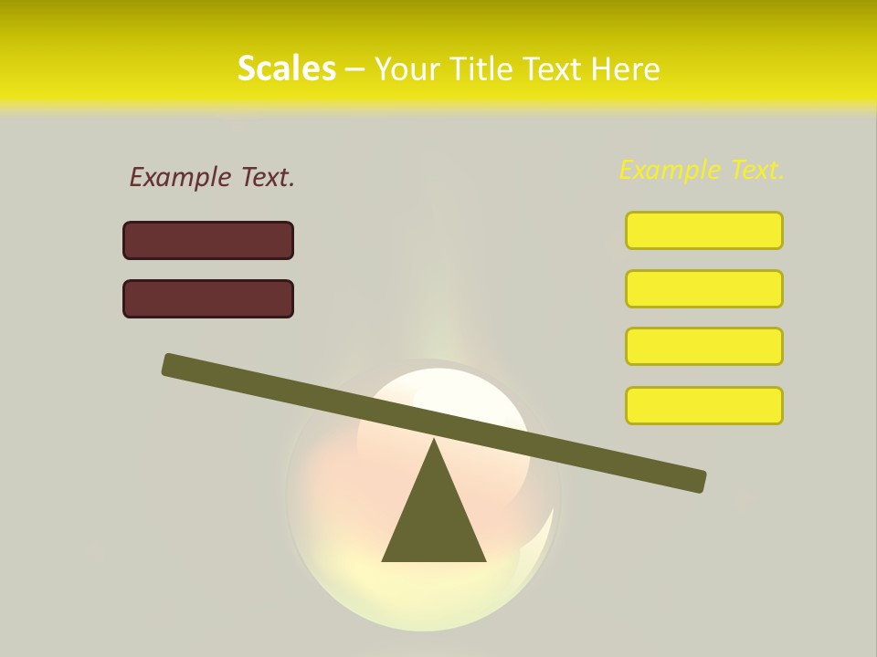 Glass Ball With Butterflies PowerPoint Template