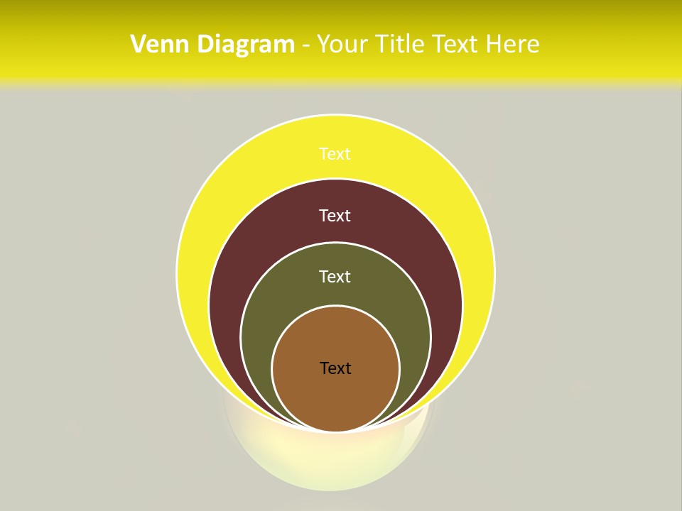 Glass Ball With Butterflies PowerPoint Template