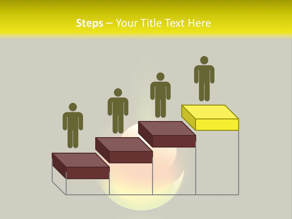 Glass Ball With Butterflies PowerPoint Template