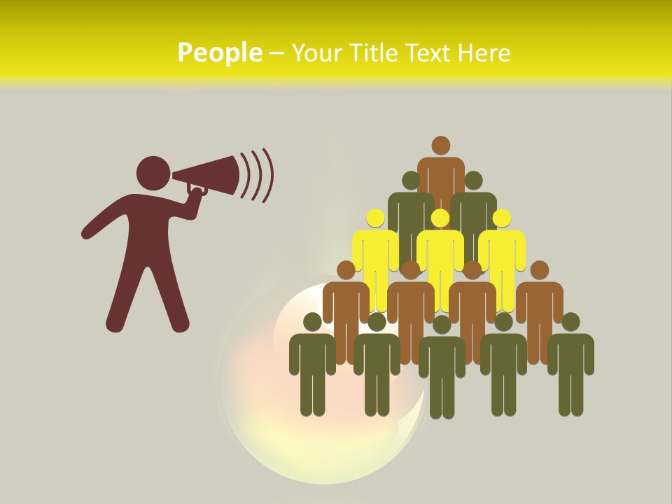 Glass Ball With Butterflies PowerPoint Template