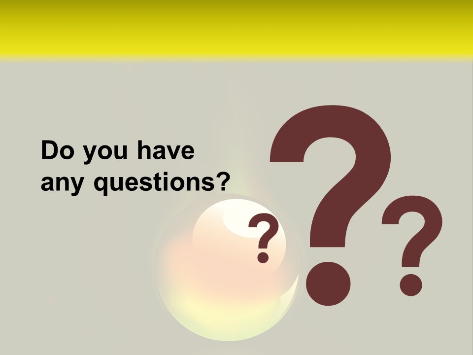 Glass Ball With Butterflies PowerPoint Template