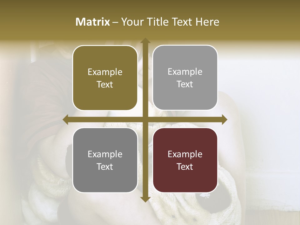 Lonely Boy Being Punished In The Corner. (This Image Is Toned Intentionally) PowerPoint Template