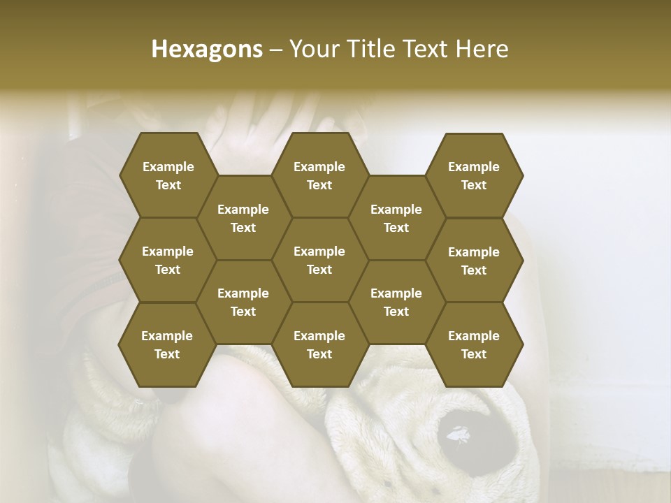 Lonely Boy Being Punished In The Corner. (This Image Is Toned Intentionally) PowerPoint Template