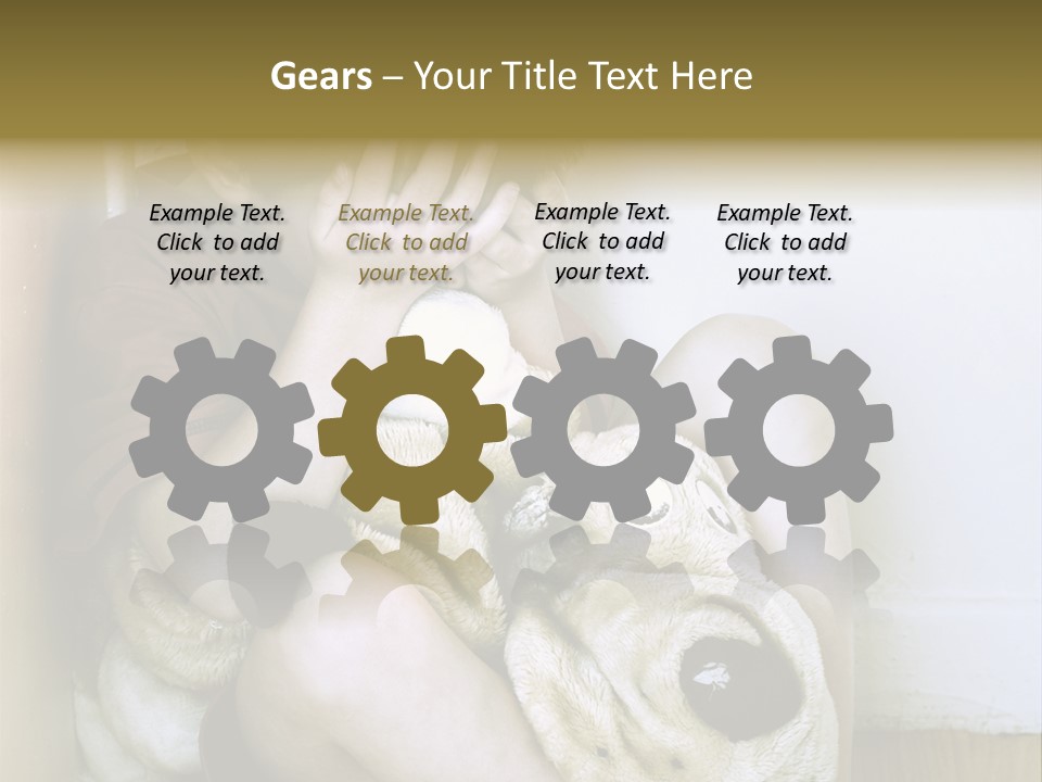 Lonely Boy Being Punished In The Corner. (This Image Is Toned Intentionally) PowerPoint Template