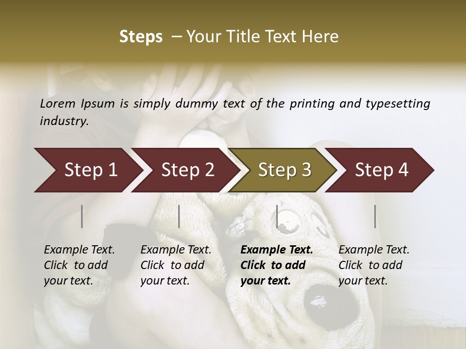 Lonely Boy Being Punished In The Corner. (This Image Is Toned Intentionally) PowerPoint Template