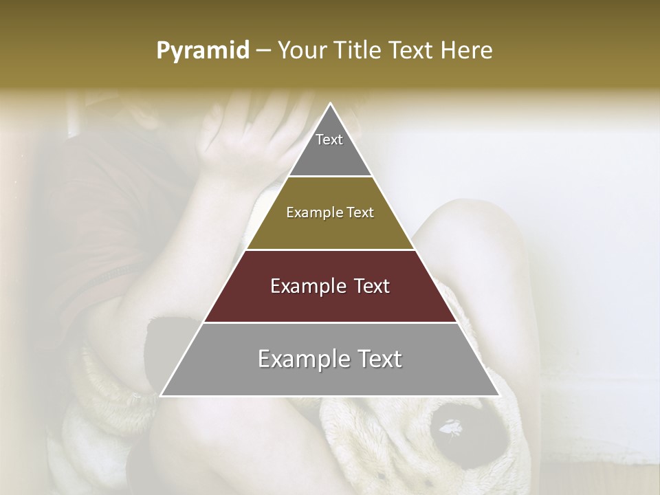 Lonely Boy Being Punished In The Corner. (This Image Is Toned Intentionally) PowerPoint Template