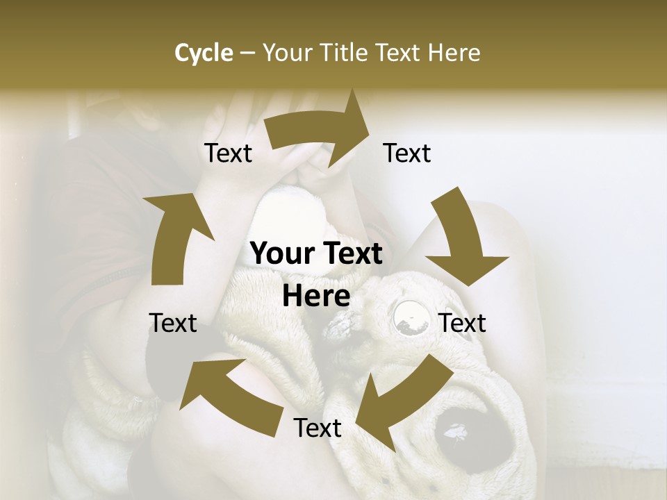 Lonely Boy Being Punished In The Corner. (This Image Is Toned Intentionally) PowerPoint Template