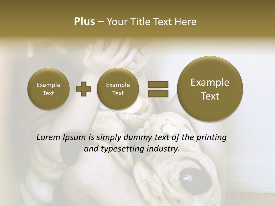 Lonely Boy Being Punished In The Corner. (This Image Is Toned Intentionally) PowerPoint Template