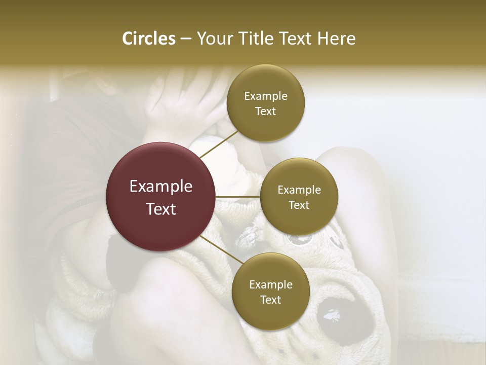 Lonely Boy Being Punished In The Corner. (This Image Is Toned Intentionally) PowerPoint Template