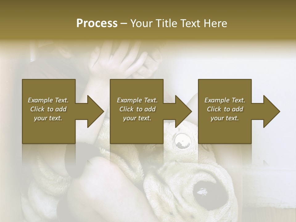 Lonely Boy Being Punished In The Corner. (This Image Is Toned Intentionally) PowerPoint Template
