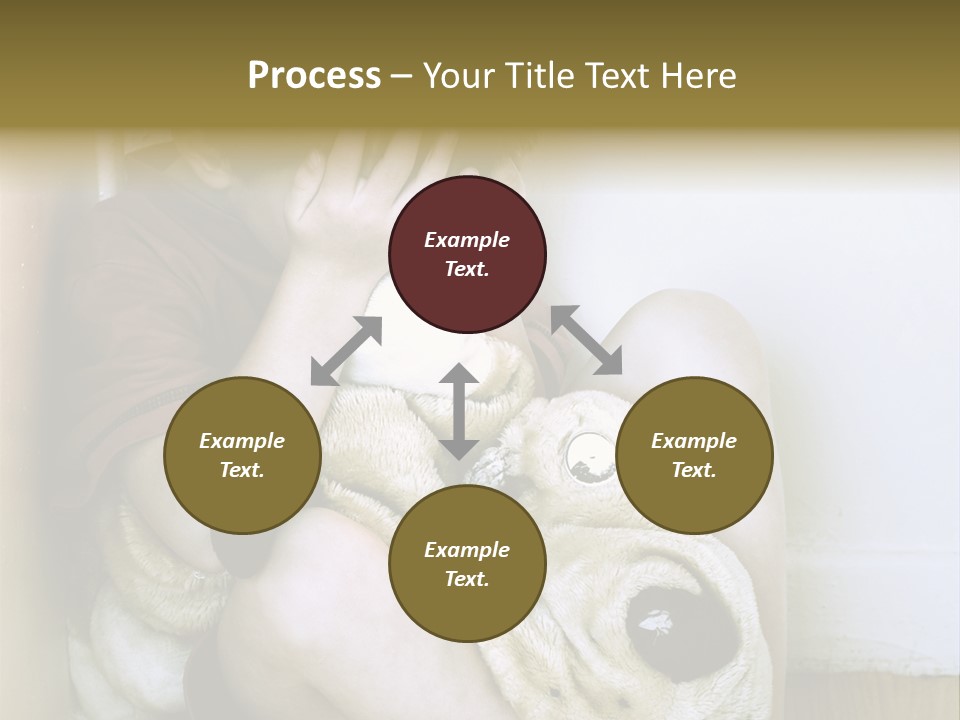 Lonely Boy Being Punished In The Corner. (This Image Is Toned Intentionally) PowerPoint Template