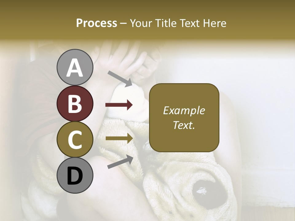 Lonely Boy Being Punished In The Corner. (This Image Is Toned Intentionally) PowerPoint Template