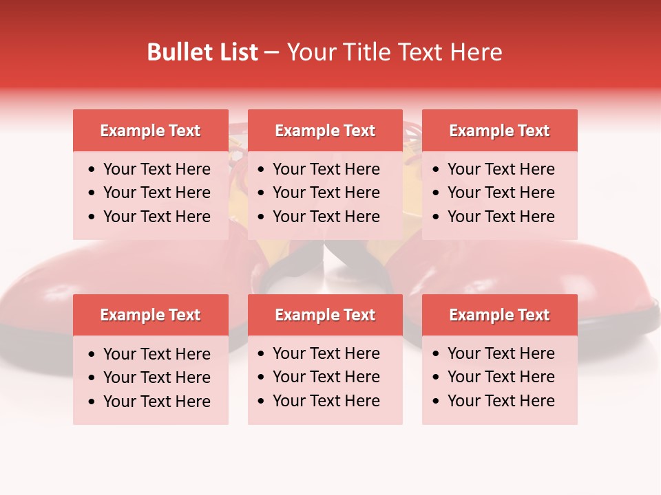 A Pair Of Huge Colorful Clown Shoes On A White Background With Copy Space PowerPoint Template