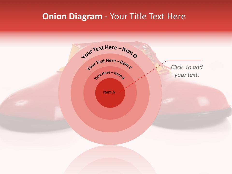 A Pair Of Huge Colorful Clown Shoes On A White Background With Copy Space PowerPoint Template