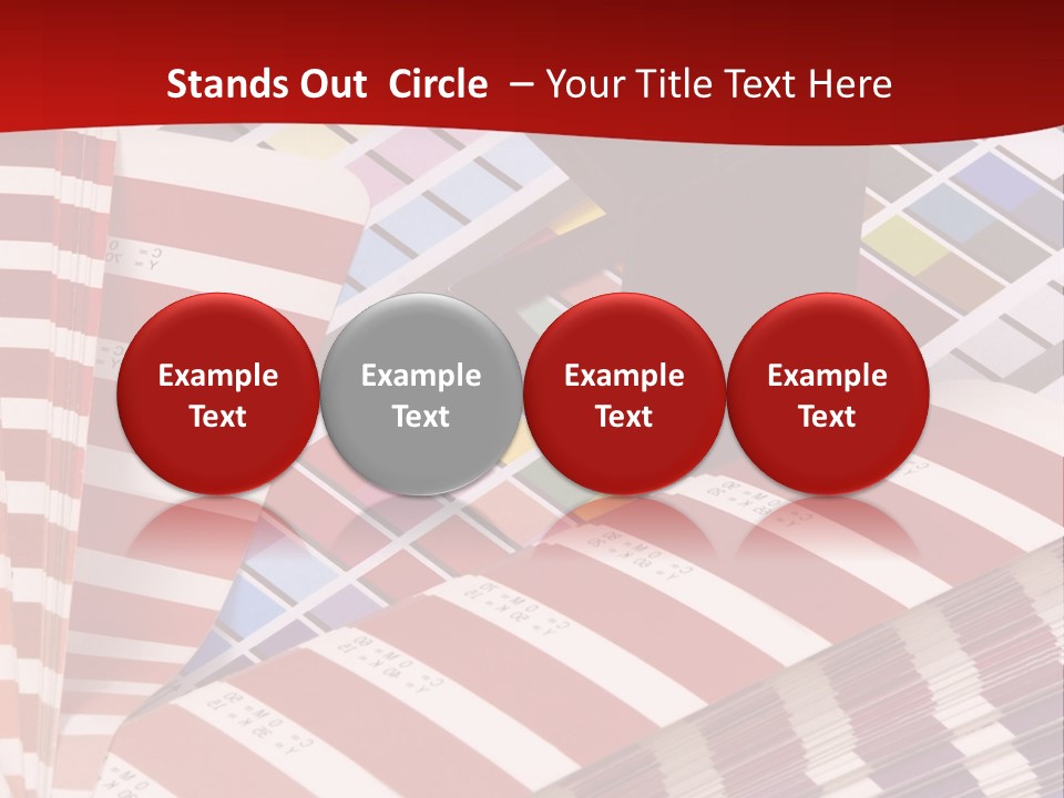 Prepress Color Management In Print Production. Cmyk Color Check On Printed Paper. Quality Printing Concept PowerPoint Template