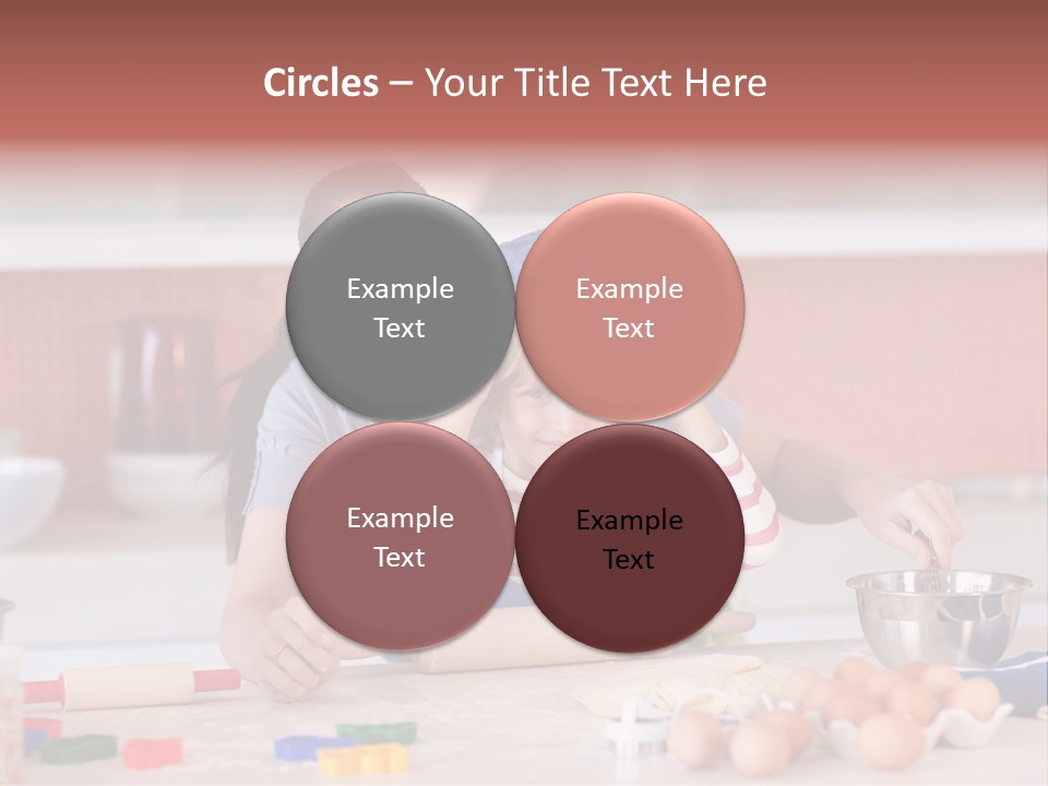 Mother Having Fun With Her Child PowerPoint Template