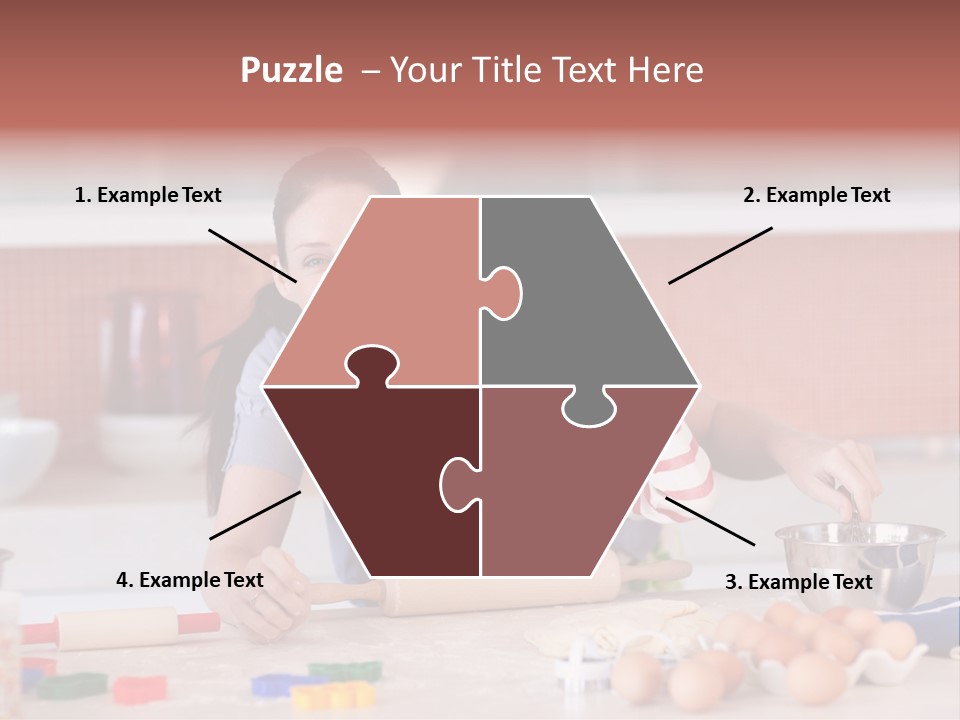 Mother Having Fun With Her Child PowerPoint Template