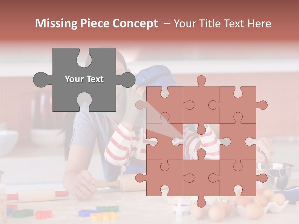 Mother Having Fun With Her Child PowerPoint Template