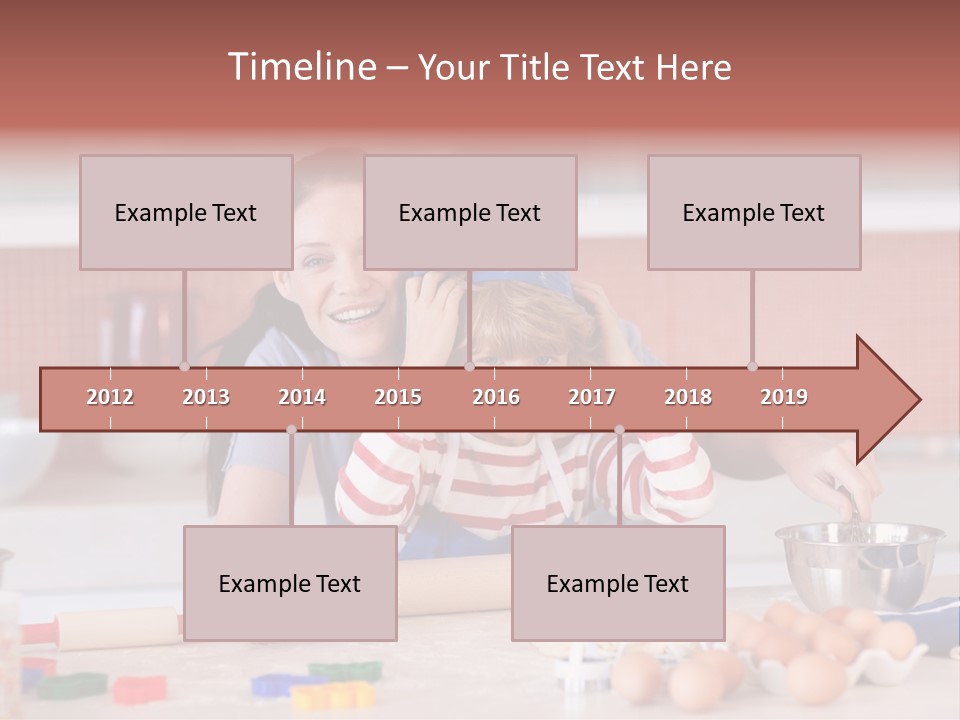 Mother Having Fun With Her Child PowerPoint Template