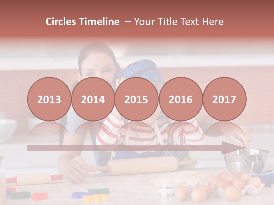 Mother Having Fun With Her Child PowerPoint Template