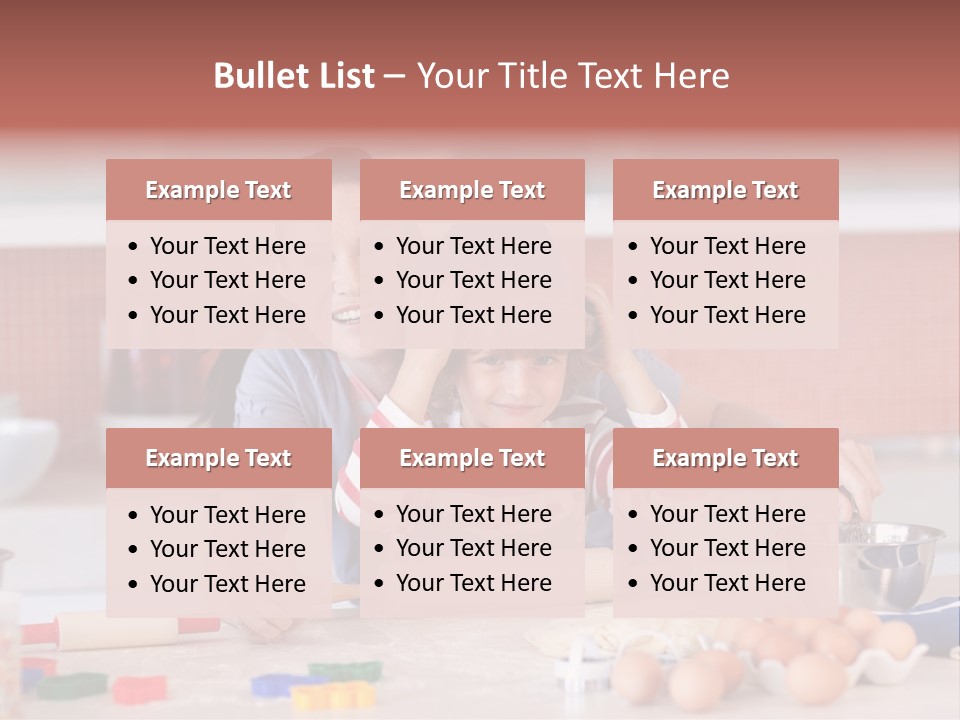 Mother Having Fun With Her Child PowerPoint Template