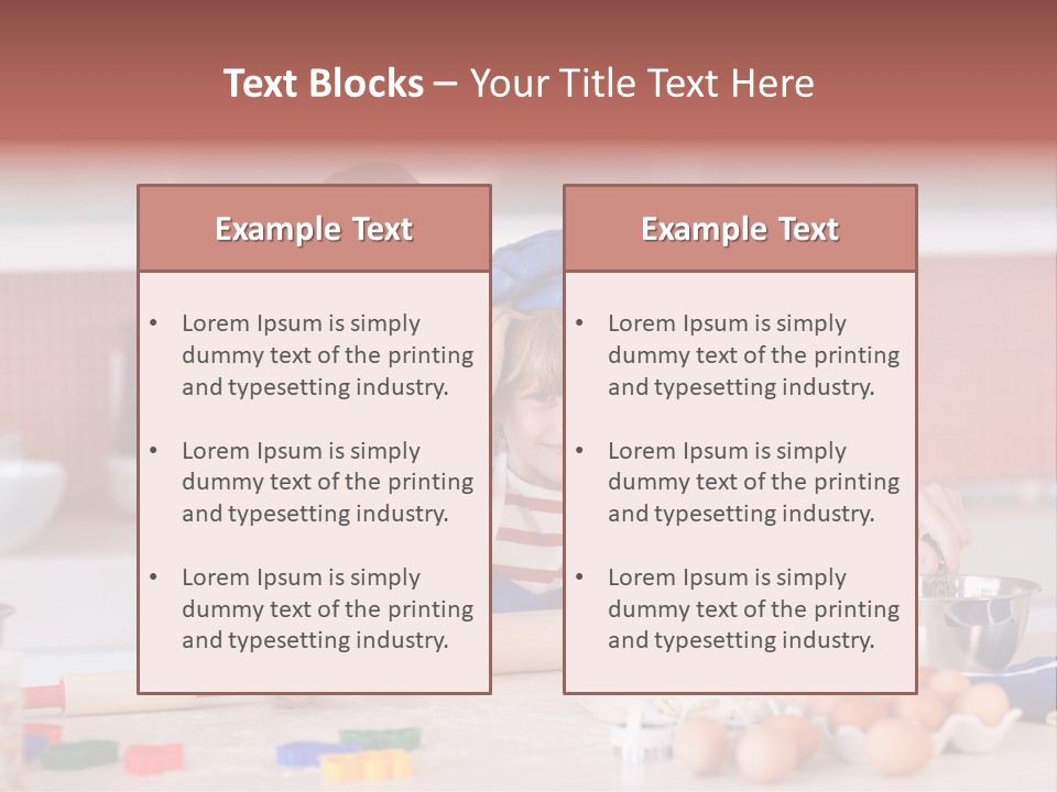 Mother Having Fun With Her Child PowerPoint Template