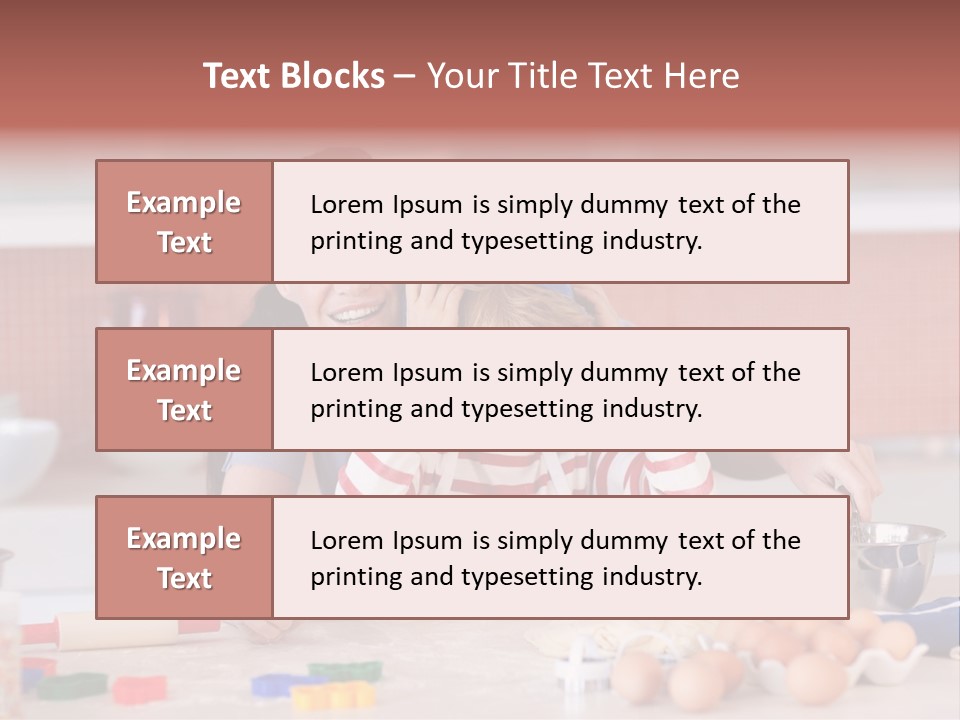 Mother Having Fun With Her Child PowerPoint Template