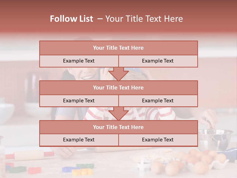 Mother Having Fun With Her Child PowerPoint Template