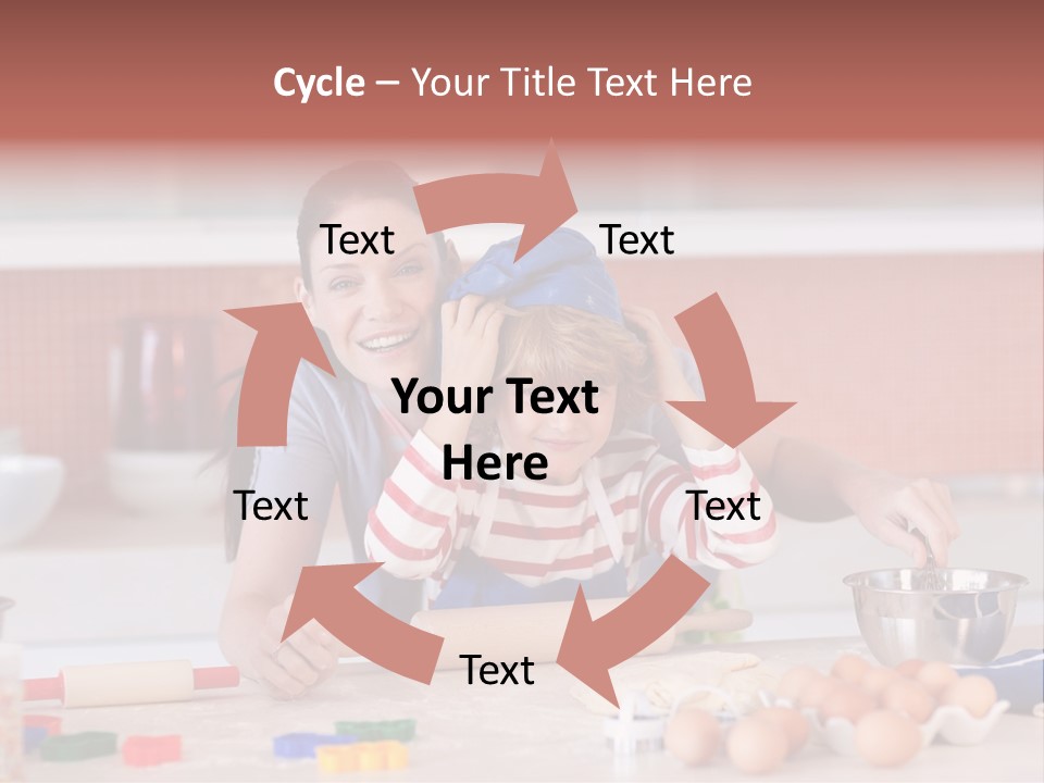 Mother Having Fun With Her Child PowerPoint Template