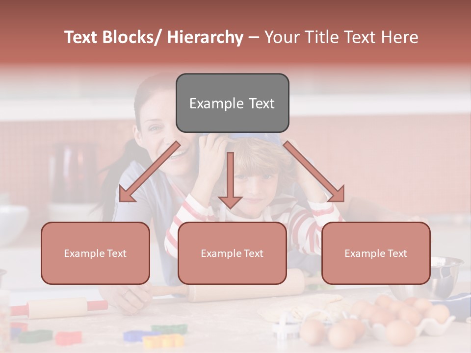 Mother Having Fun With Her Child PowerPoint Template
