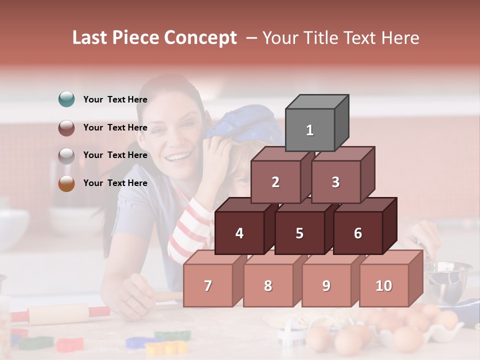 Mother Having Fun With Her Child PowerPoint Template