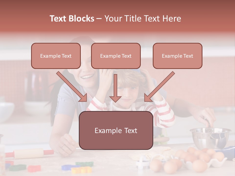 Mother Having Fun With Her Child PowerPoint Template