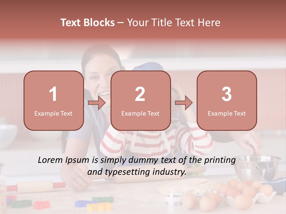 Mother Having Fun With Her Child PowerPoint Template