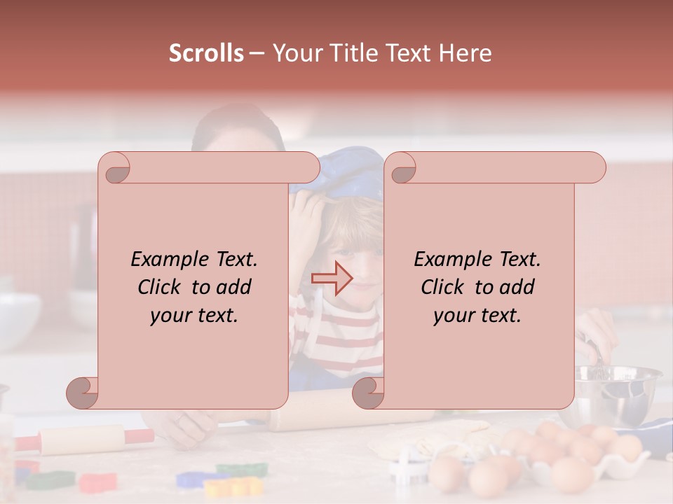 Mother Having Fun With Her Child PowerPoint Template