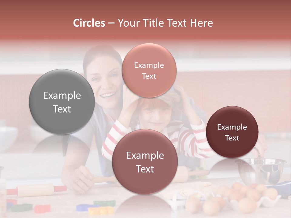 Mother Having Fun With Her Child PowerPoint Template