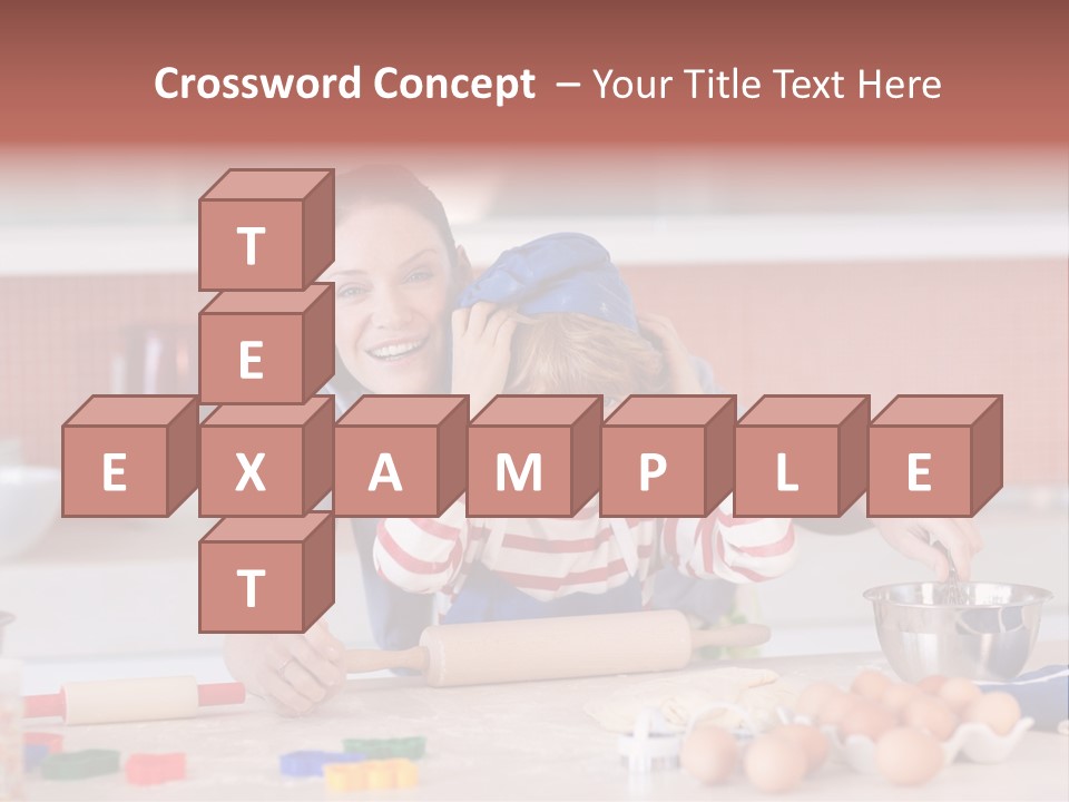 Mother Having Fun With Her Child PowerPoint Template