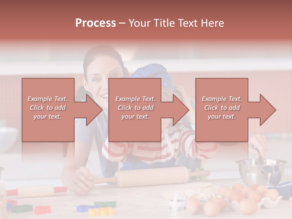 Mother Having Fun With Her Child PowerPoint Template