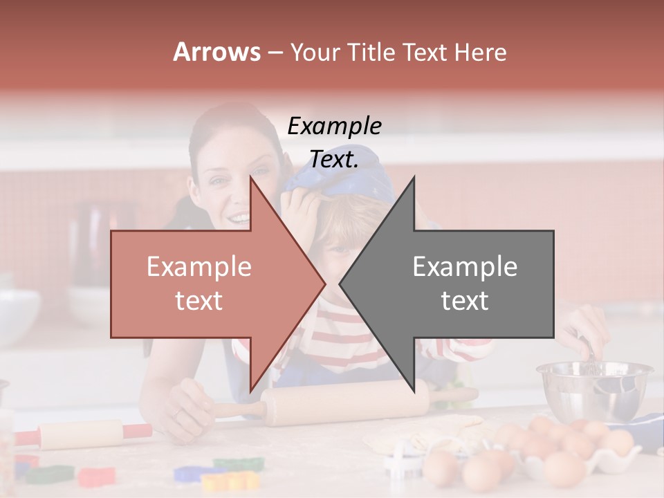 Mother Having Fun With Her Child PowerPoint Template