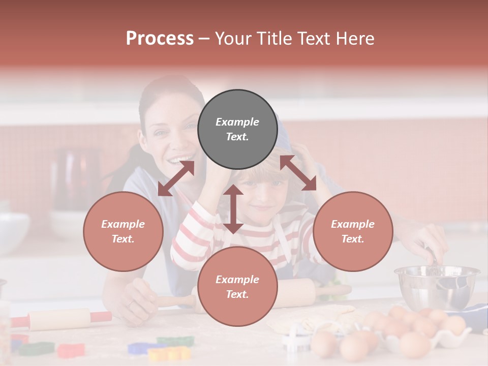 Mother Having Fun With Her Child PowerPoint Template