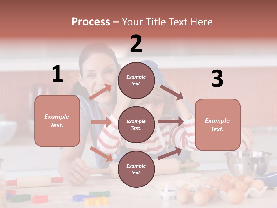 Mother Having Fun With Her Child PowerPoint Template