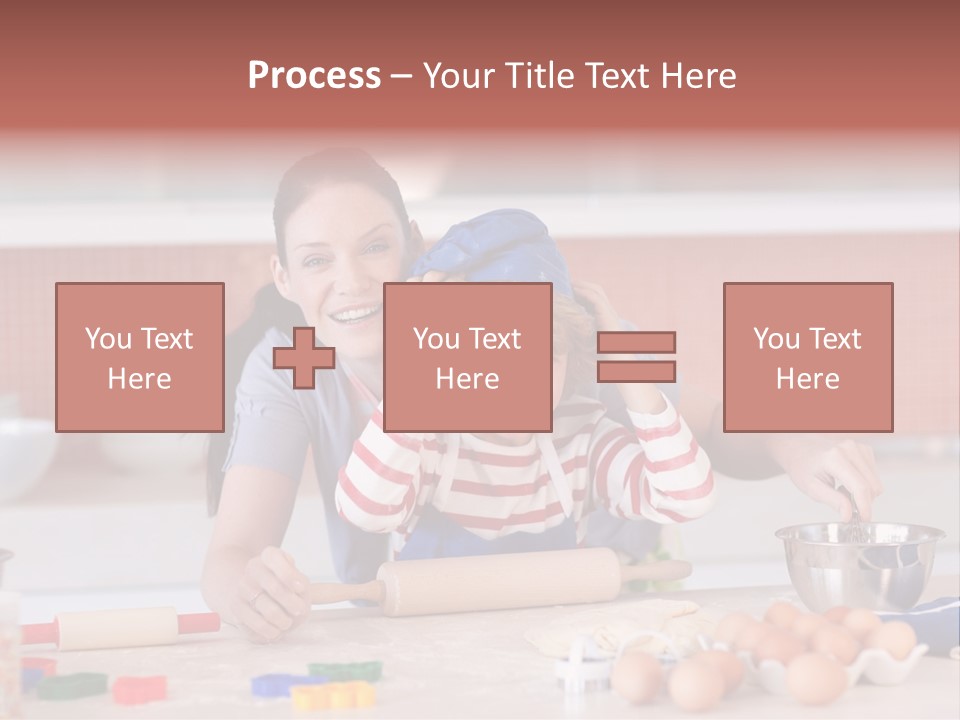 Mother Having Fun With Her Child PowerPoint Template
