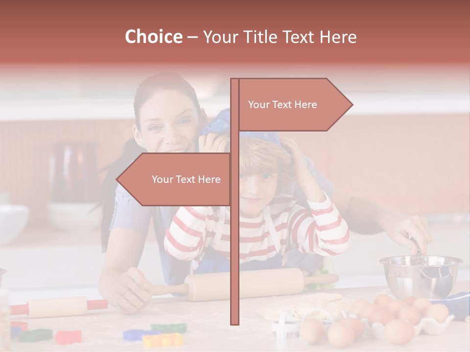 Mother Having Fun With Her Child PowerPoint Template
