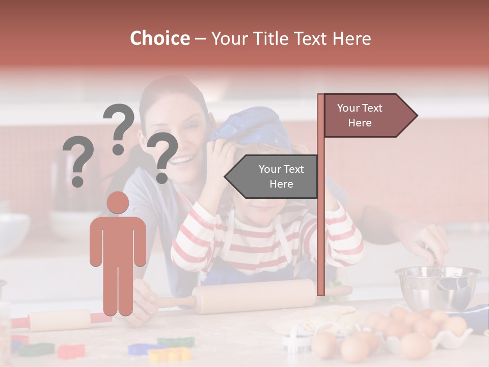 Mother Having Fun With Her Child PowerPoint Template