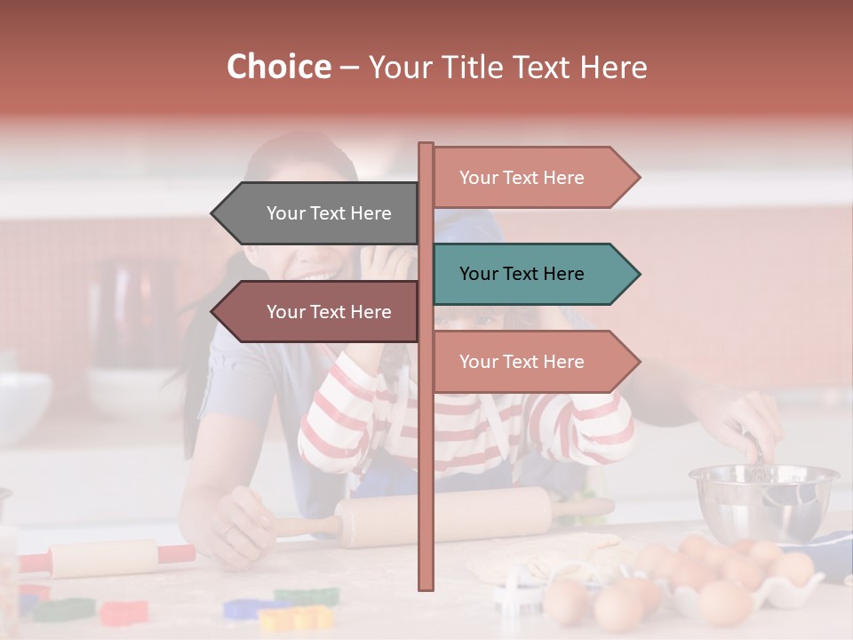 Mother Having Fun With Her Child PowerPoint Template