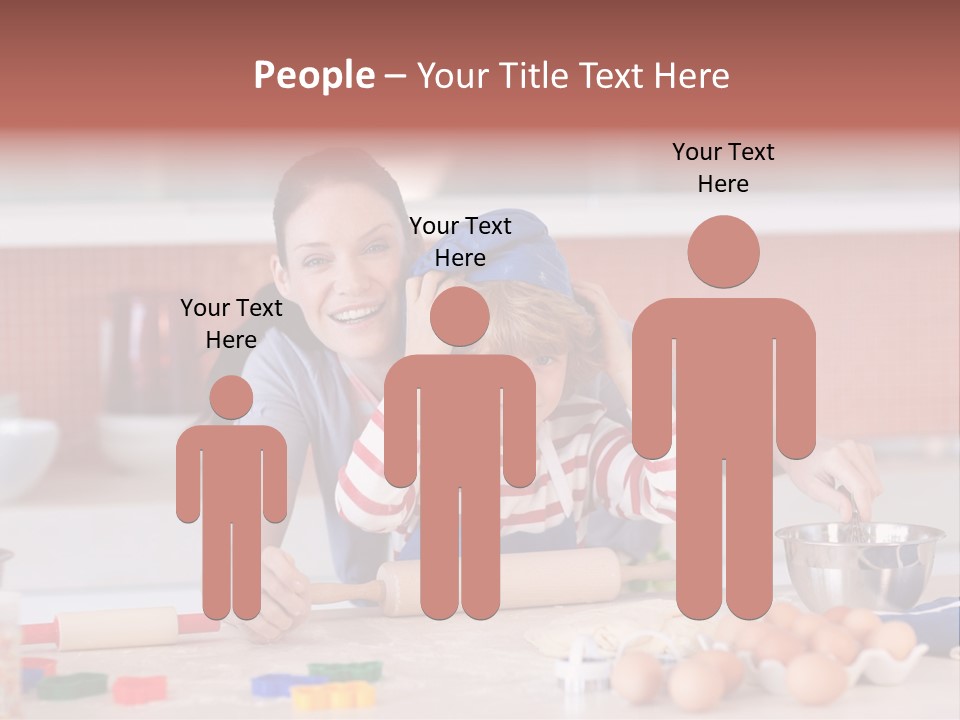 Mother Having Fun With Her Child PowerPoint Template