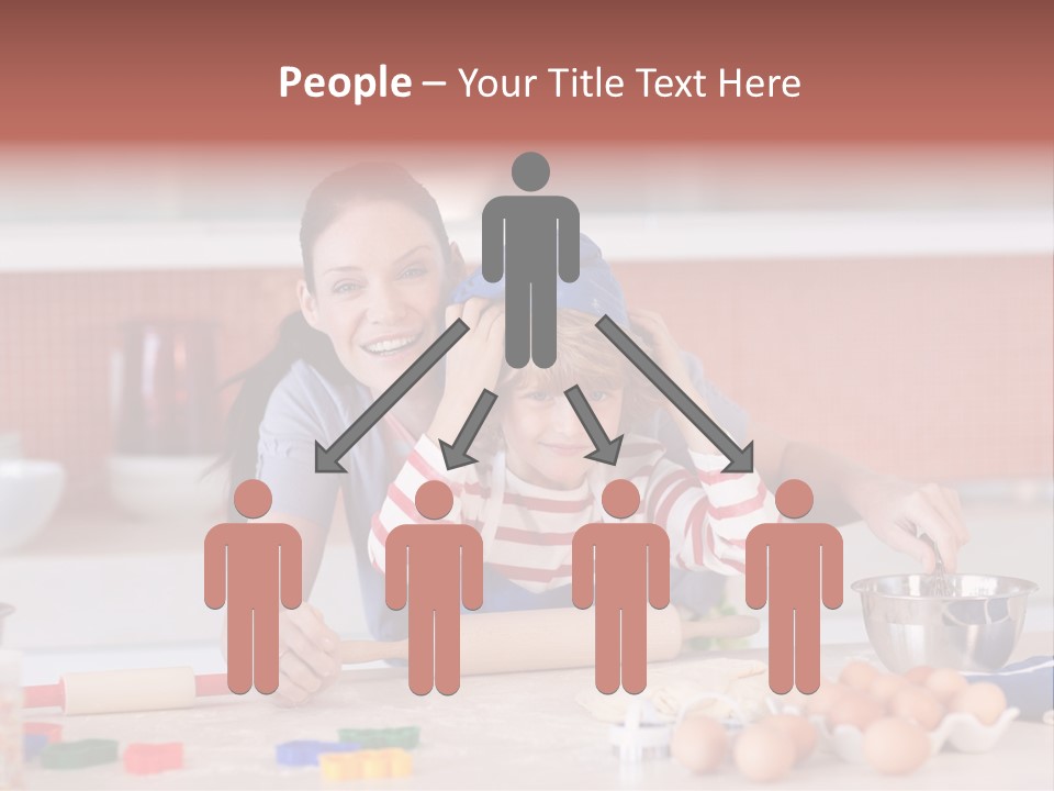 Mother Having Fun With Her Child PowerPoint Template